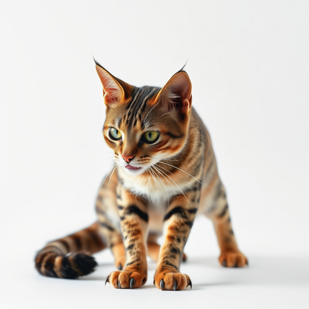 Bengal Cat Realistic Model Pack for D Design Low-poly 3D model_3
