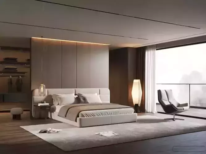 Bedroom  3D Interior Scenes 220