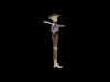Stylized 3D Skeleton Cowboy Character - Cartoon 3D Model 3D model_1