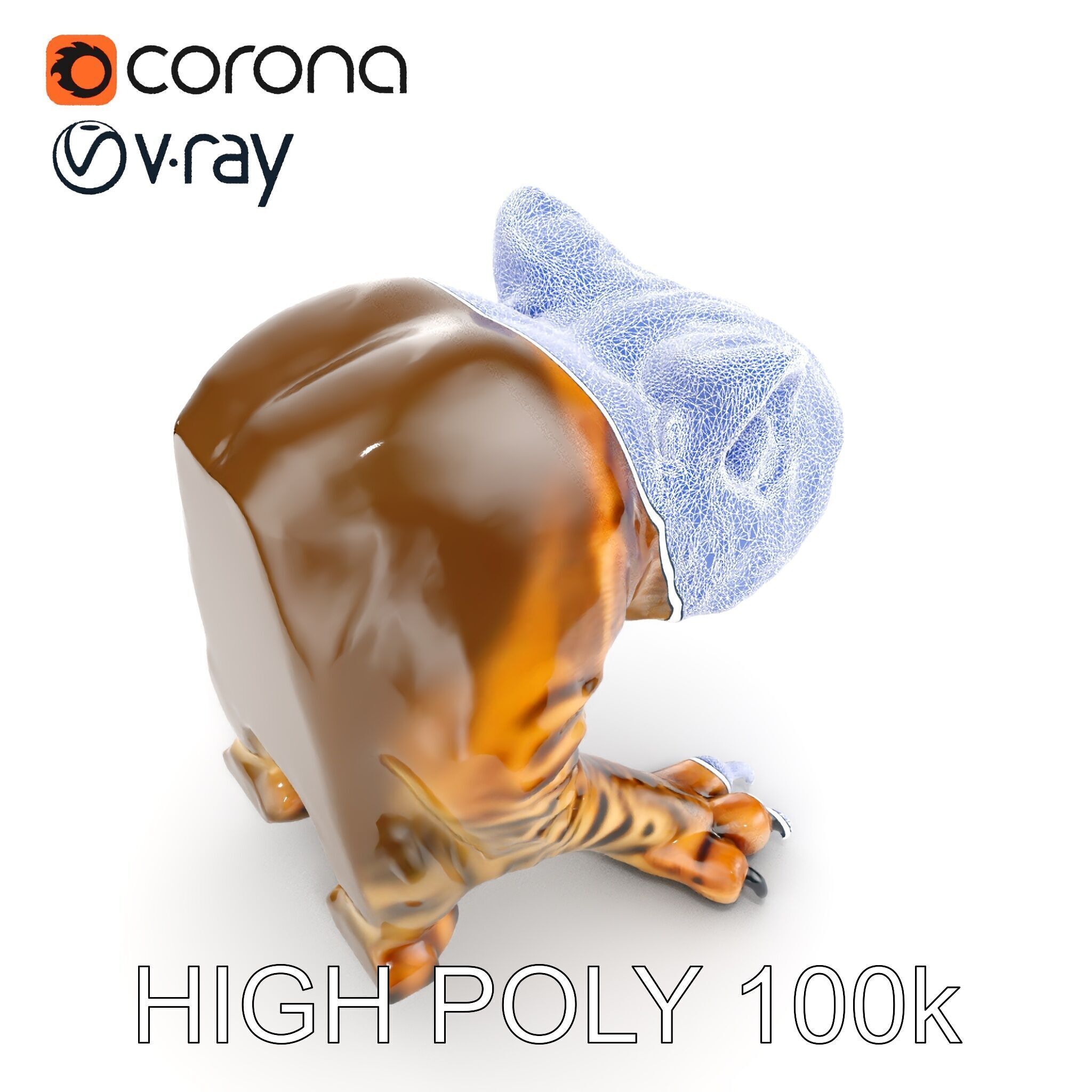 Realistic Wild Cat Model Pack for Animation and Interactive E... Low-poly 3D model_17