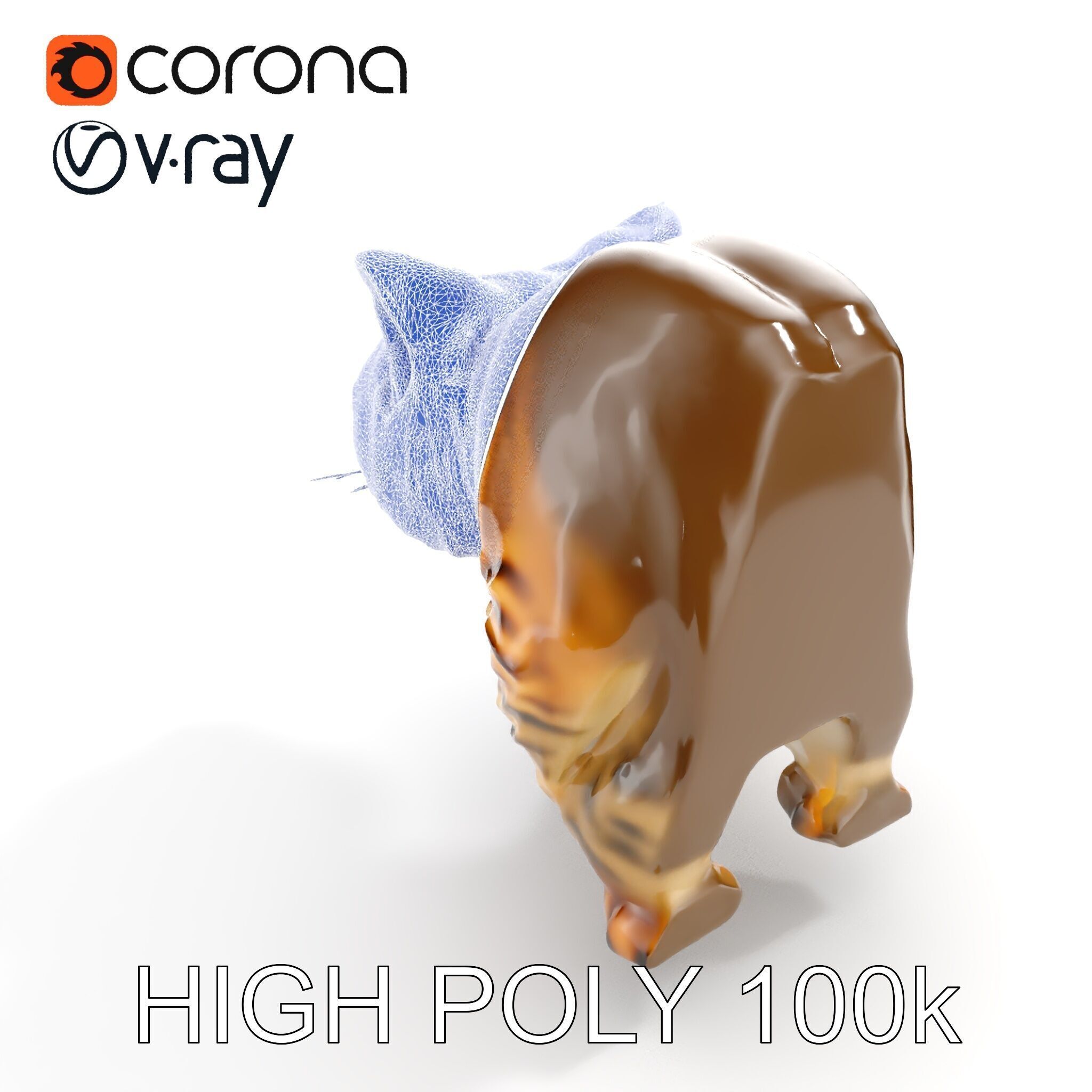 Realistic Wild Cat Model Pack for Animation and Interactive E... Low-poly 3D model_31