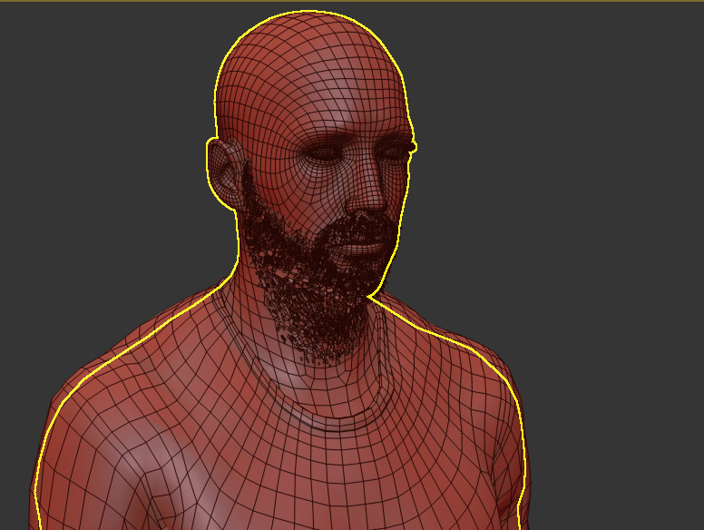 casual man outfit full rigged 3D model_15