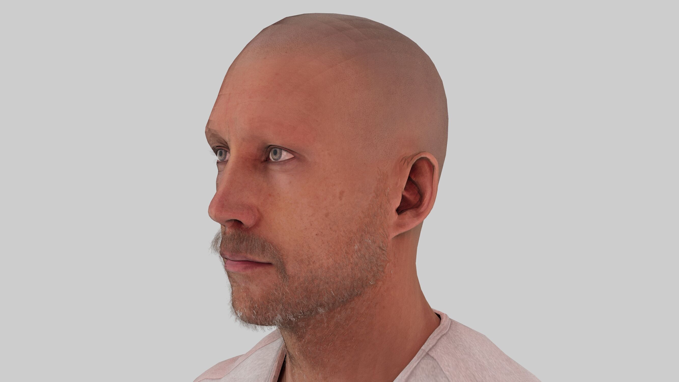 casual man outfit full rigged 3D model_2