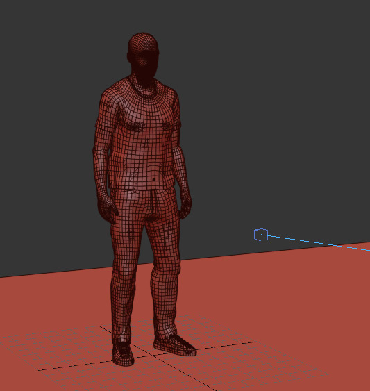 casual man outfit full rigged 3D model_13