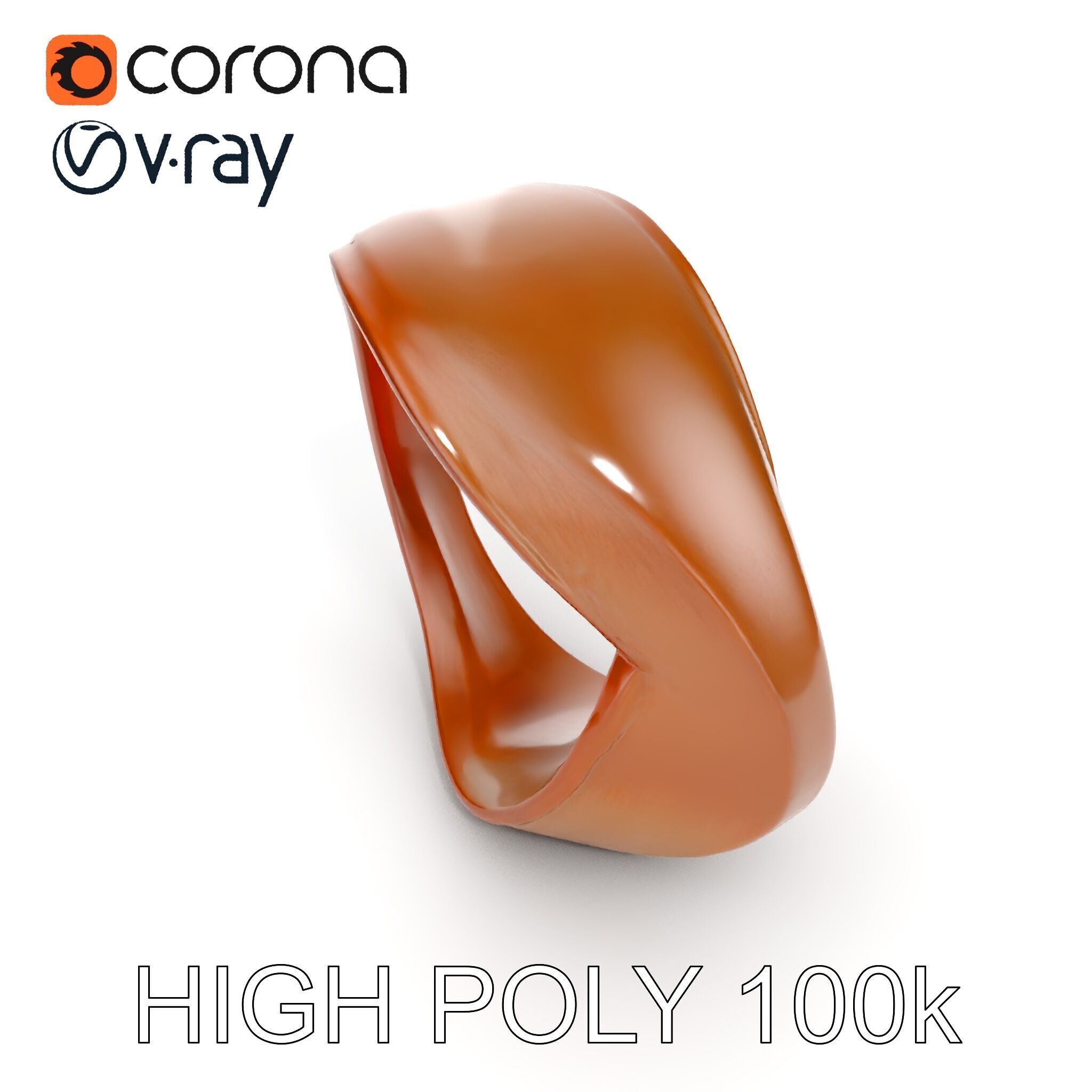 Rustic Metal Ring Model Pack for Virtual Environments Low-poly 3D model_27