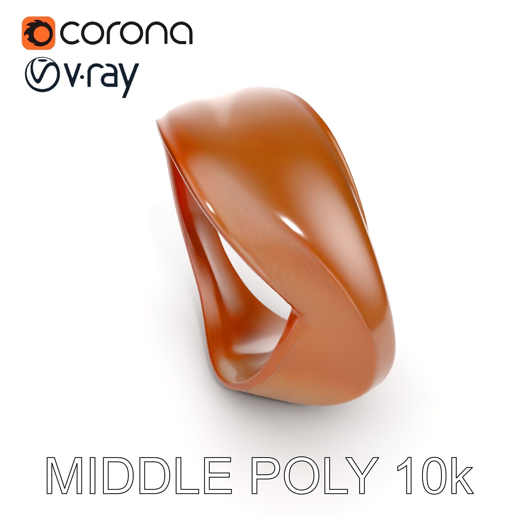 Rustic Metal Ring Model Pack for Virtual Environments Low-poly 3D model_22