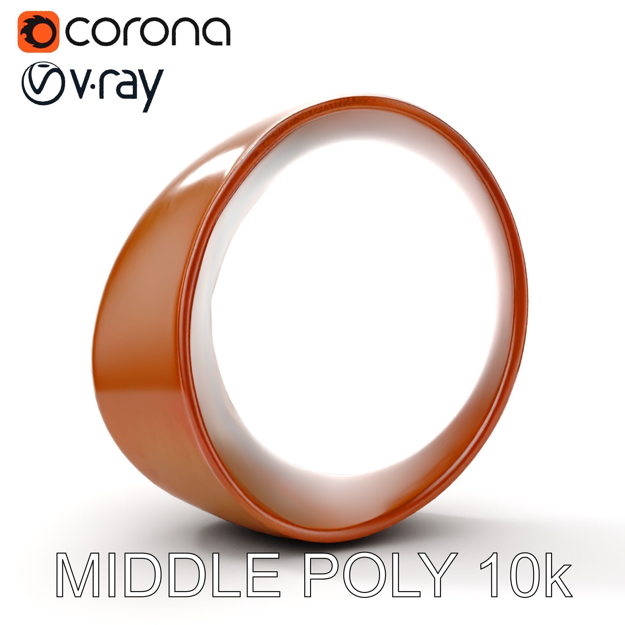Rustic Metal Ring Model Pack for Virtual Environments Low-poly 3D model_16