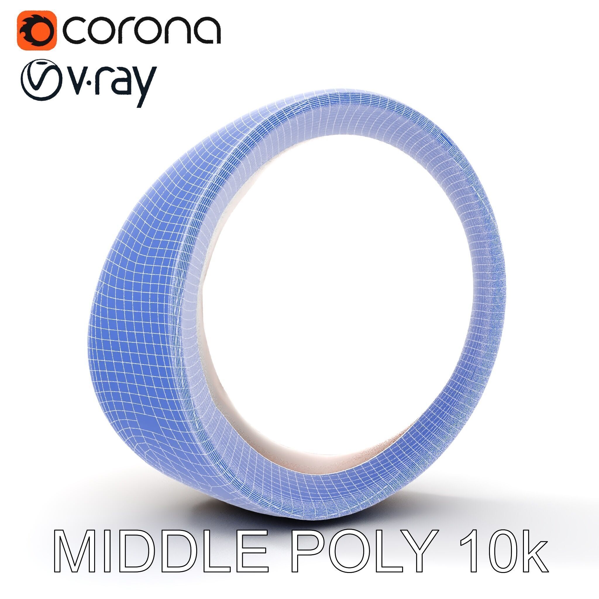 Rustic Metal Ring Model Pack for Virtual Environments Low-poly 3D model_25