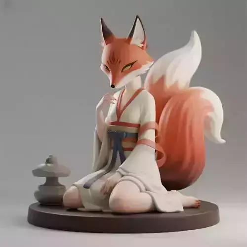 881 Fox Spirit Woman in Pu Song Ling Style beast