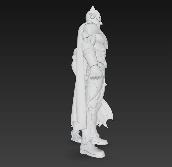 Superhero Fusion Figures 3D Printable Action Model Set 3D print model_1