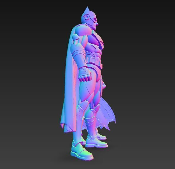 Superhero Fusion Figures 3D Printable Action Model Set 3D print model_9