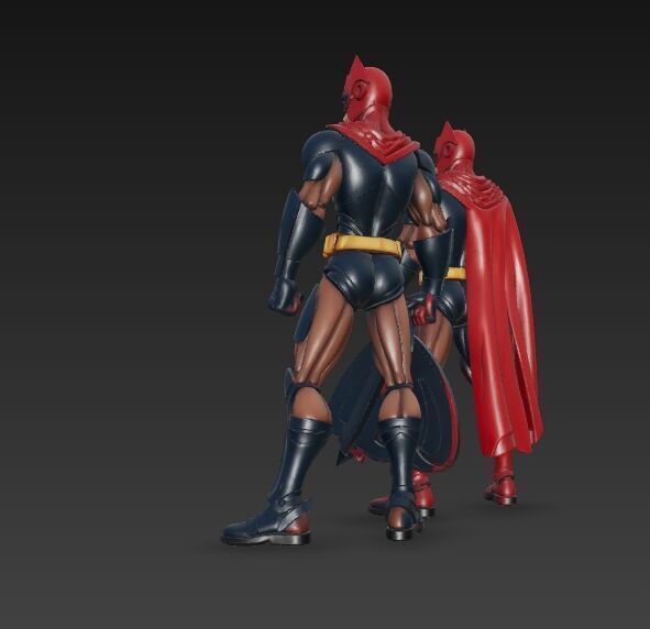 Superhero Fusion Figures 3D Printable Action Model Set 3D print model_8
