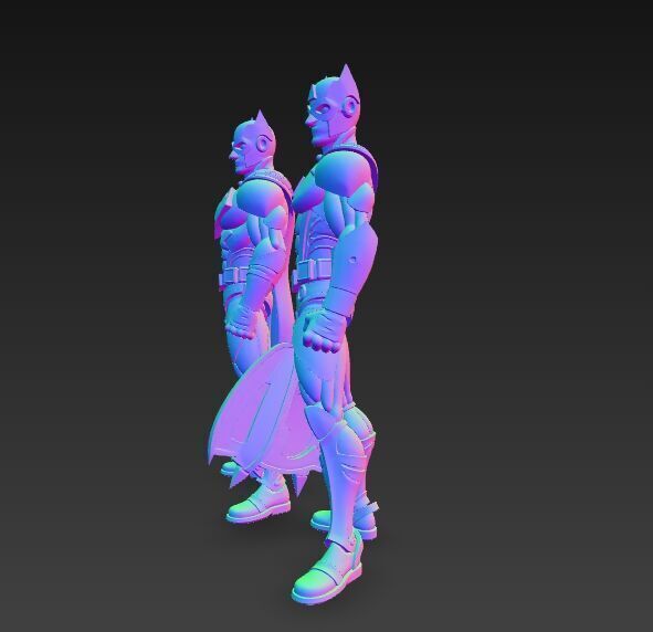 Superhero Fusion Figures 3D Printable Action Model Set 3D print model_10