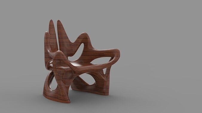 Metal Art Furniture chair 3D model