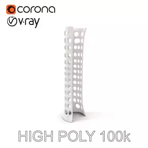 Perforated Metal Cylinder Model Pack