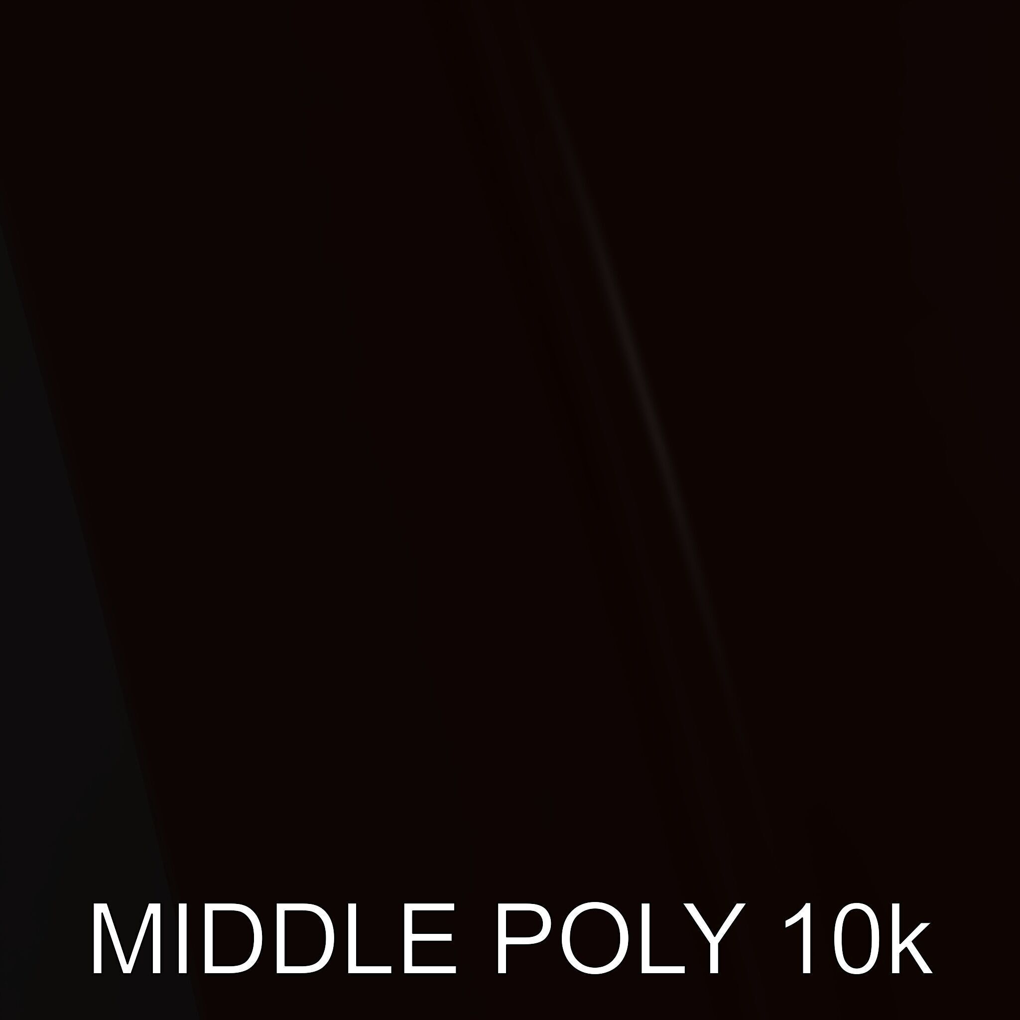 Sculptural Curved Metal Art Model Pack Low-poly 3D model_6