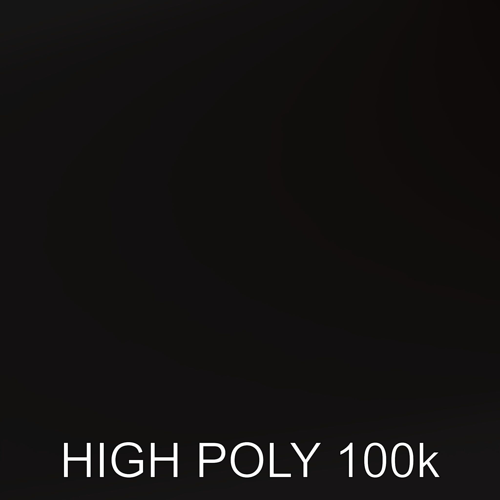 Sculptural Curved Metal Art Model Pack Low-poly 3D model_13