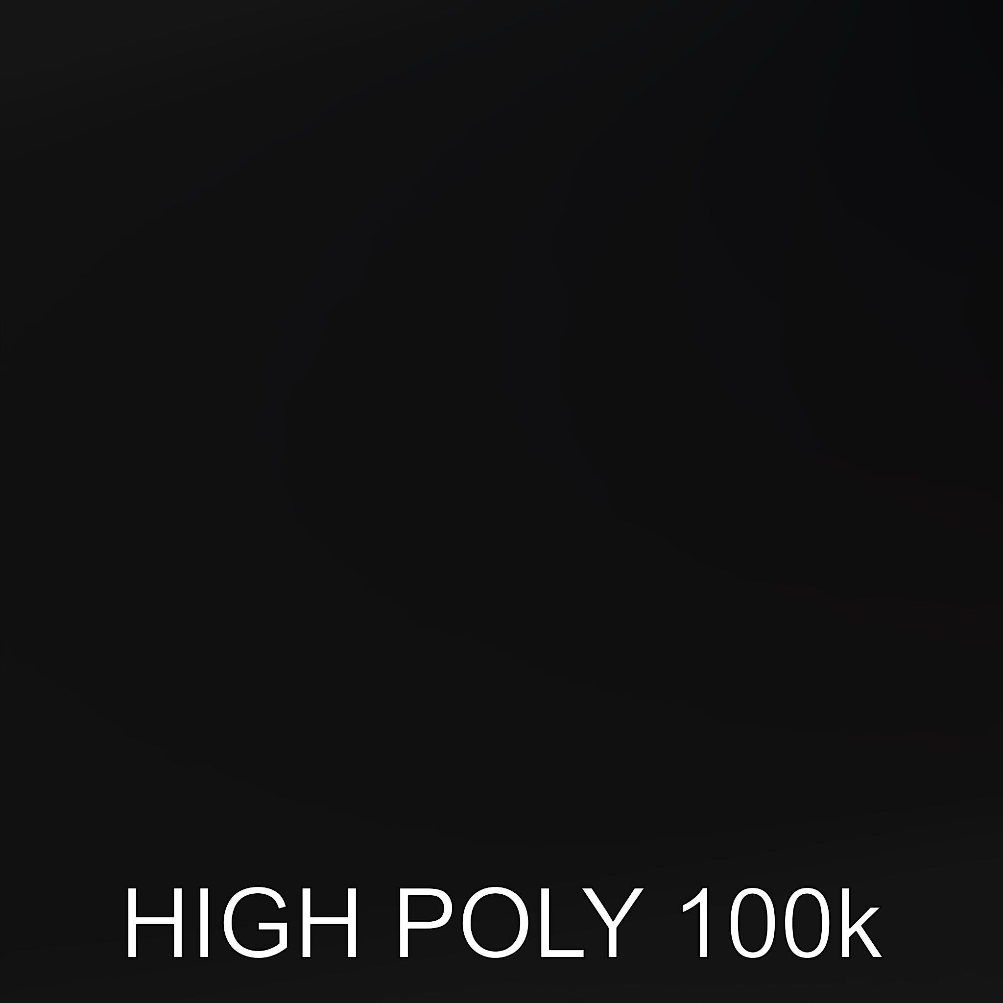 Sculptural Curved Metal Art Model Pack Low-poly 3D model_29