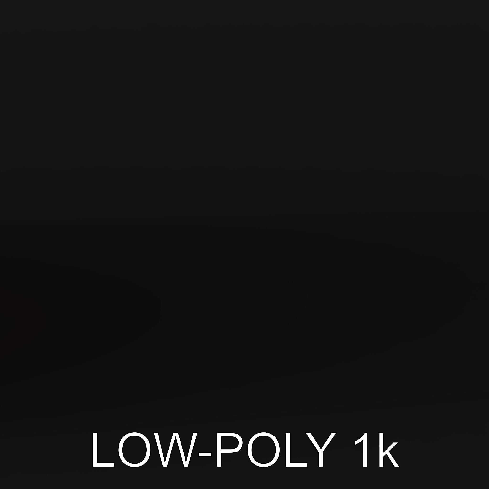 Sculptural Curved Metal Art Model Pack Low-poly 3D model_7