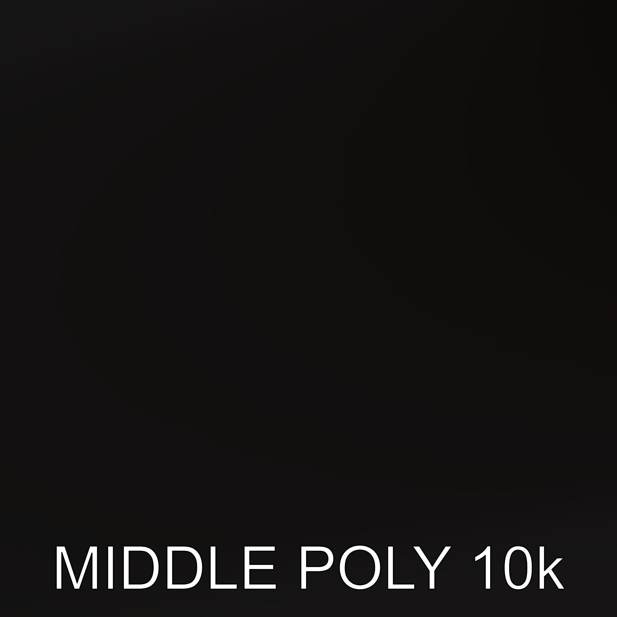 Sculptural Curved Metal Art Model Pack Low-poly 3D model_11