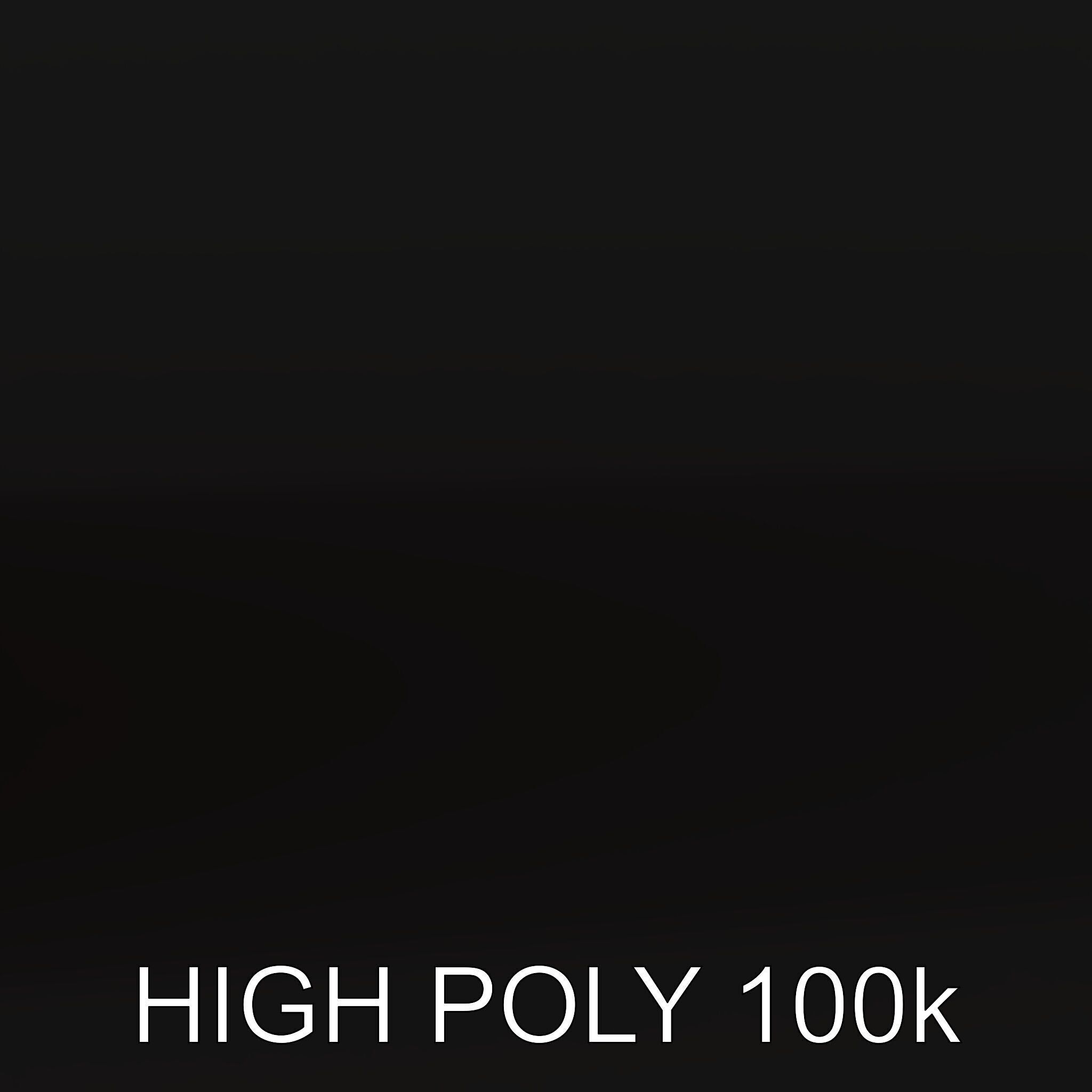 Sculptural Curved Metal Art Model Pack Low-poly 3D model_4