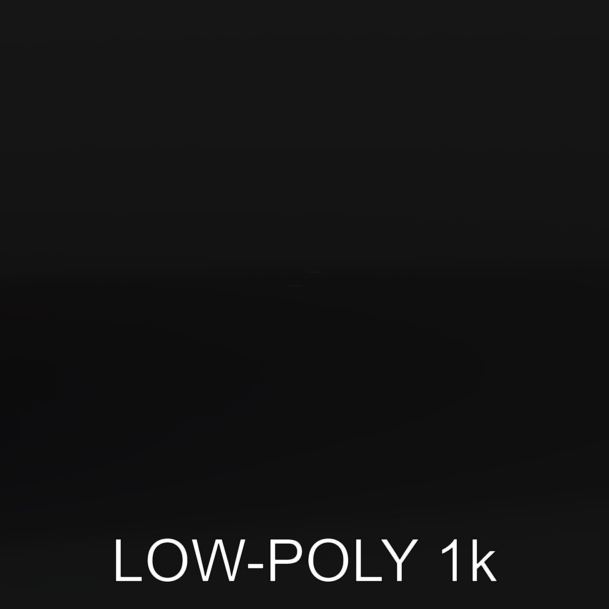 Sculptural Curved Metal Art Model Pack Low-poly 3D model_31