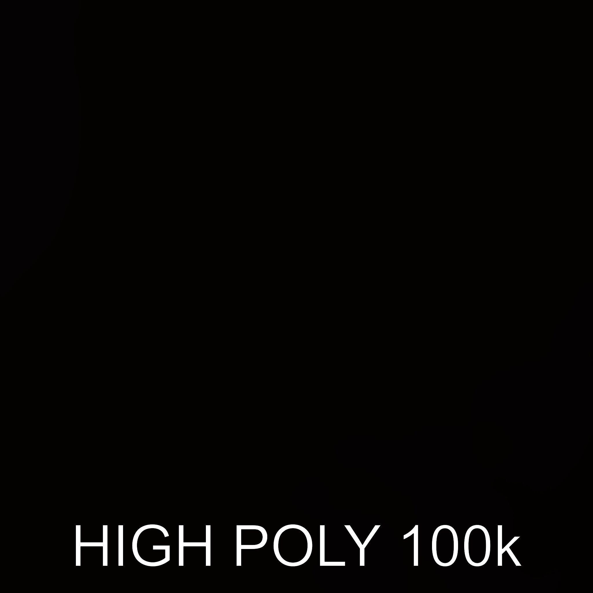 Sculptural Curved Metal Art Model Pack Low-poly 3D model_23