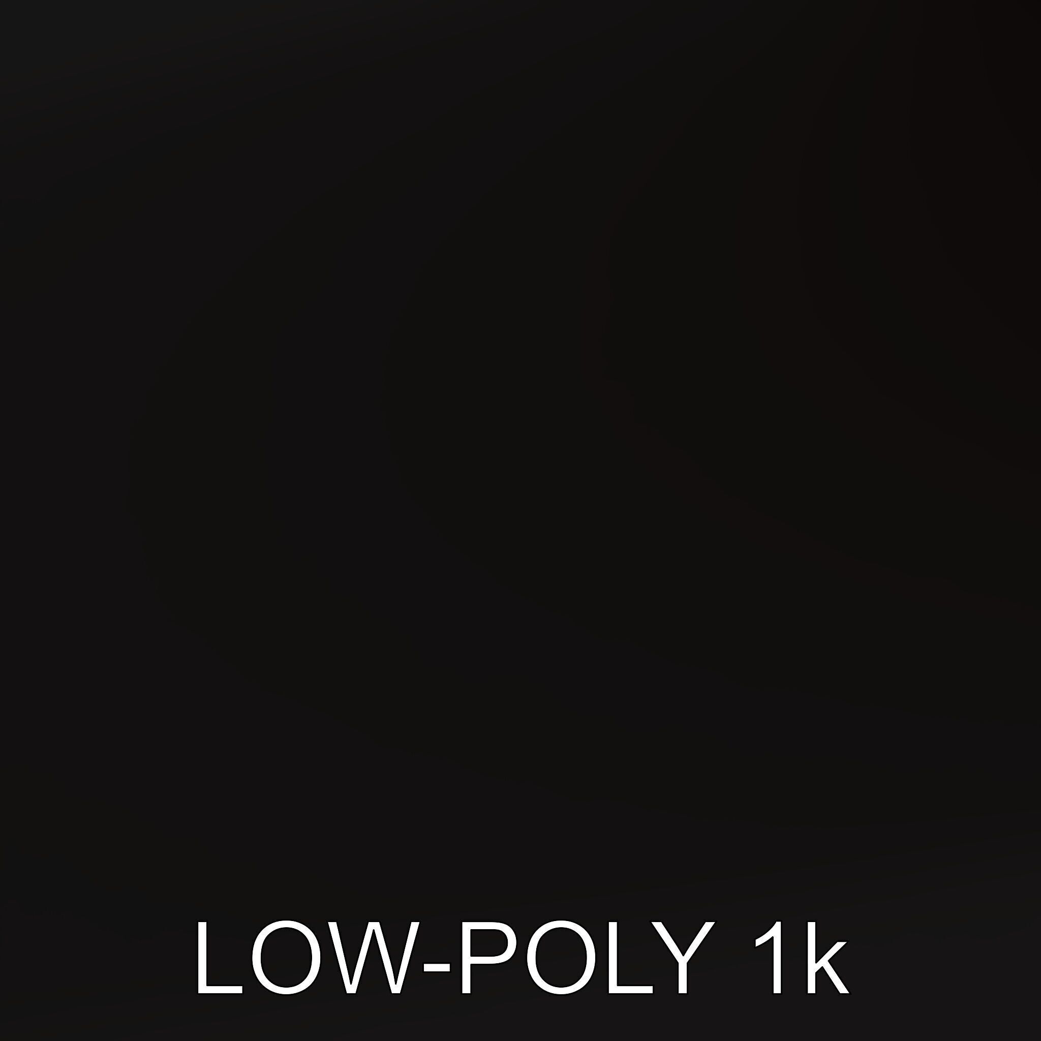 Sculptural Curved Metal Art Model Pack Low-poly 3D model_9