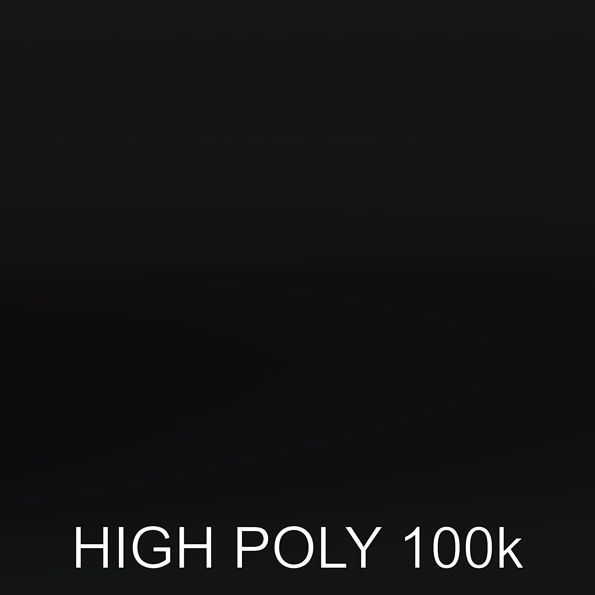 Sculptural Curved Metal Art Model Pack Low-poly 3D model_5