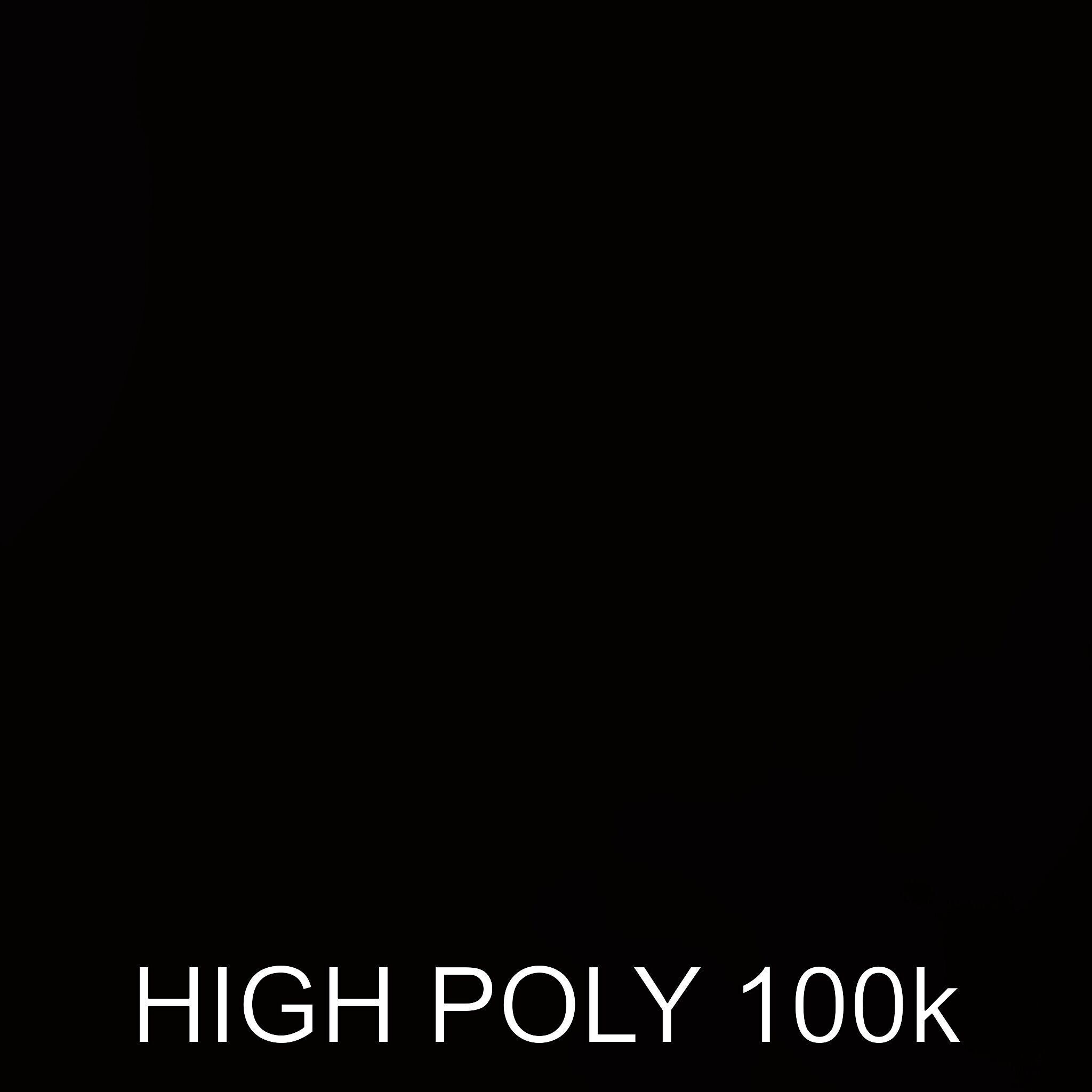 Sculptural Curved Metal Art Model Pack Low-poly 3D model_35