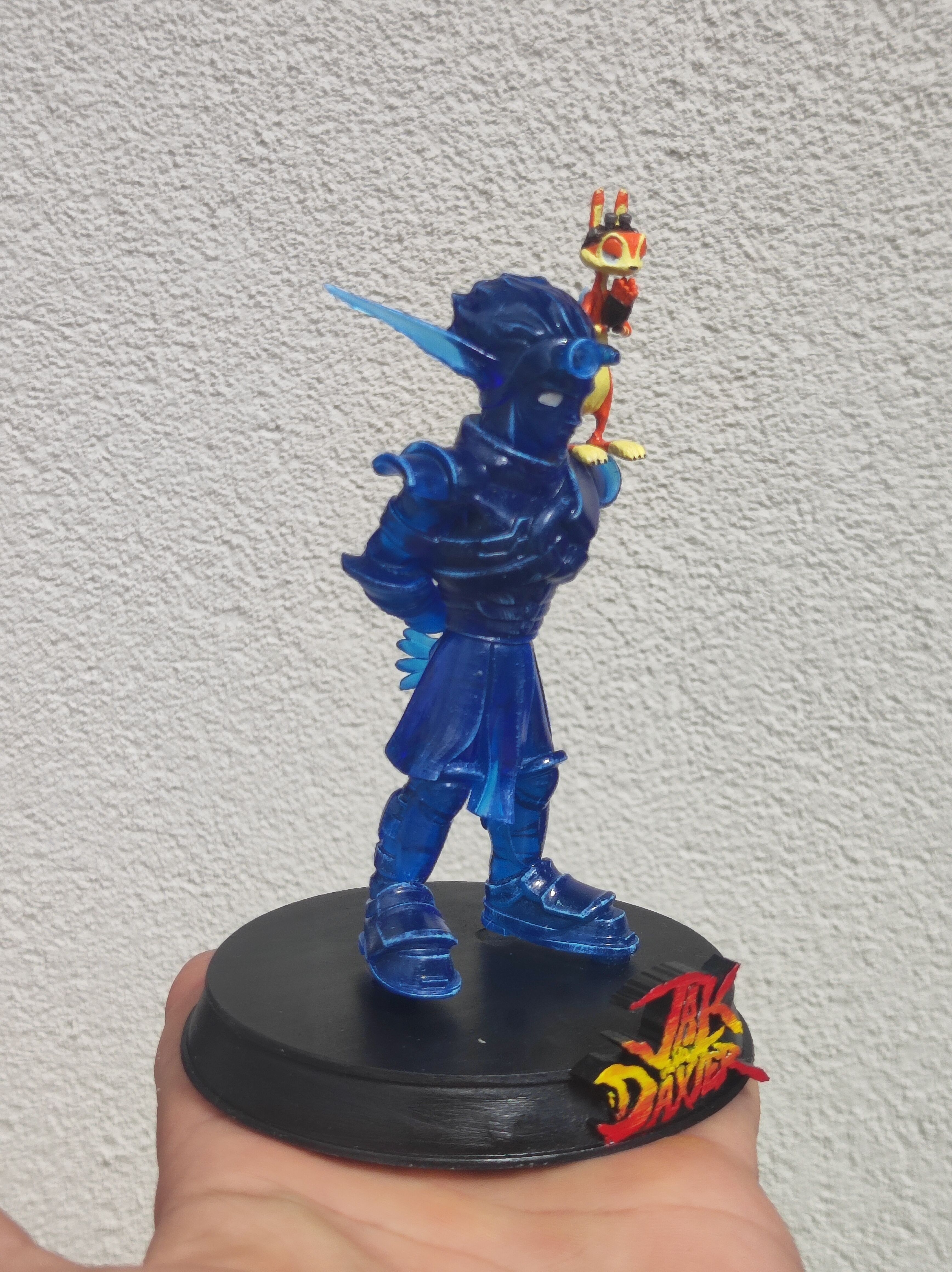 Jak Daxter Duo Figurines Base STL 3D print model_9