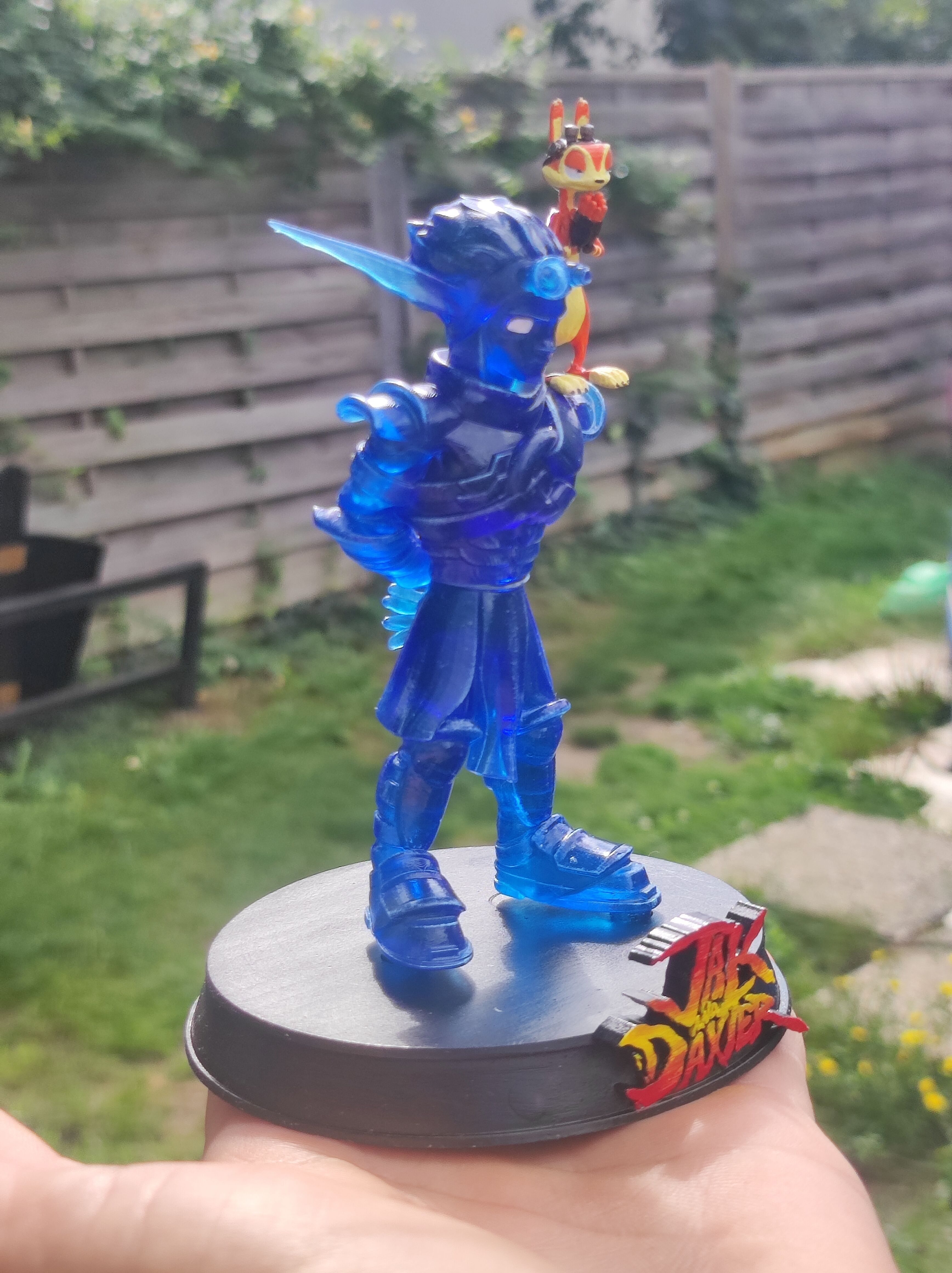 Jak Daxter Duo Figurines Base STL 3D print model_5