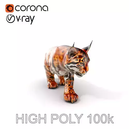 Jungle Wildcat Model Pack with Detailed Textures