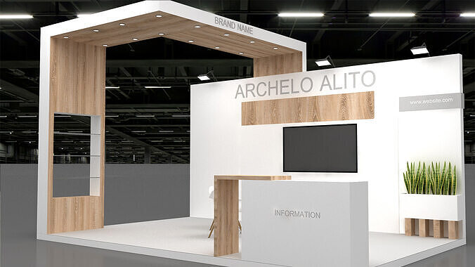 exhibition 3D 3D model