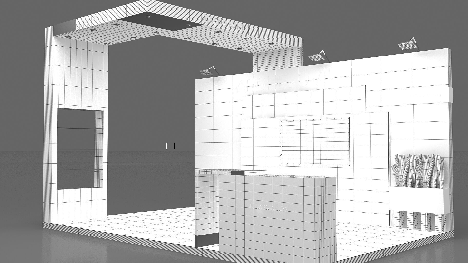 exhibition 3D 3D model_9