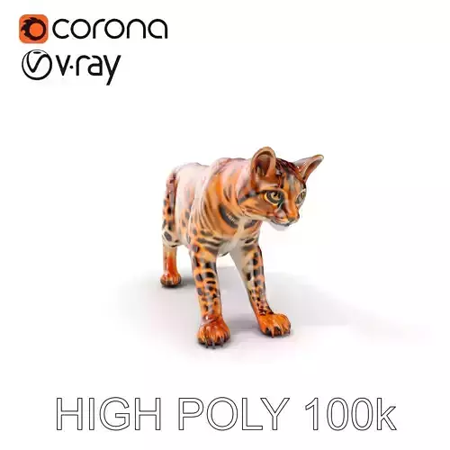 Bengal Cat Model Pack for Interactive Environments
