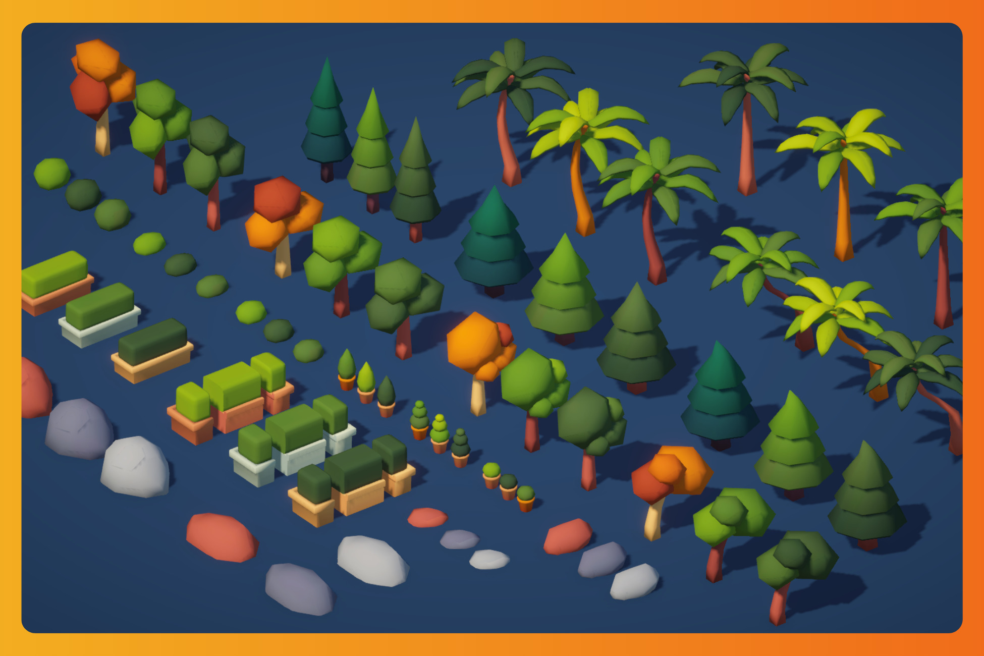 Nature Pack - Low Poly Assets Low-poly 3D model_1