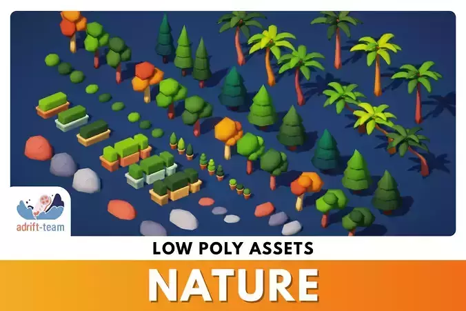 Nature Pack - Low Poly Assets Low-poly 3D model