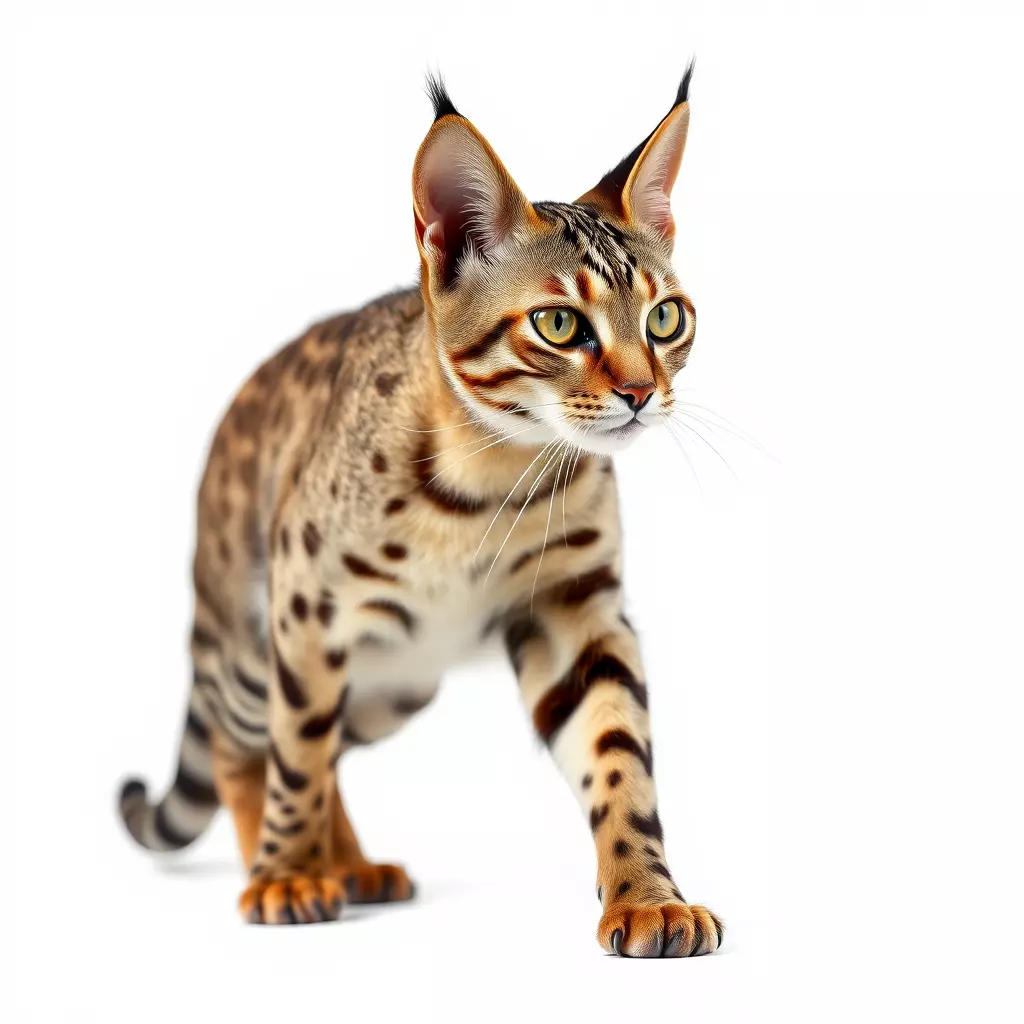 Realistic Bengal Cat Model Pack for D Rendering and Games Low-poly 3D model_0