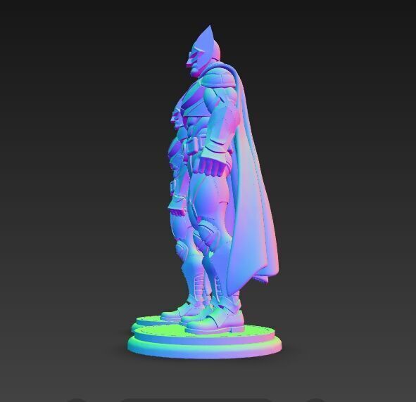 Armored Batman Figures 3D Printable Display Models 3D print model_2