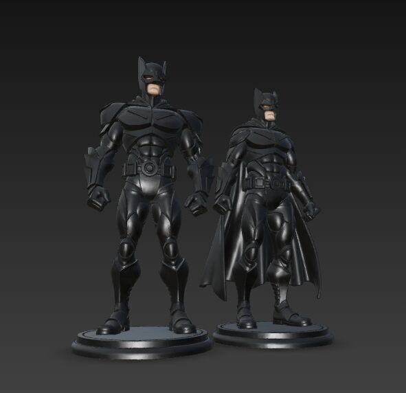 Armored Batman Figures 3D Printable Display Models 3D print model_12