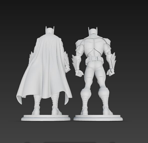 Armored Batman Figures 3D Printable Display Models 3D print model_7
