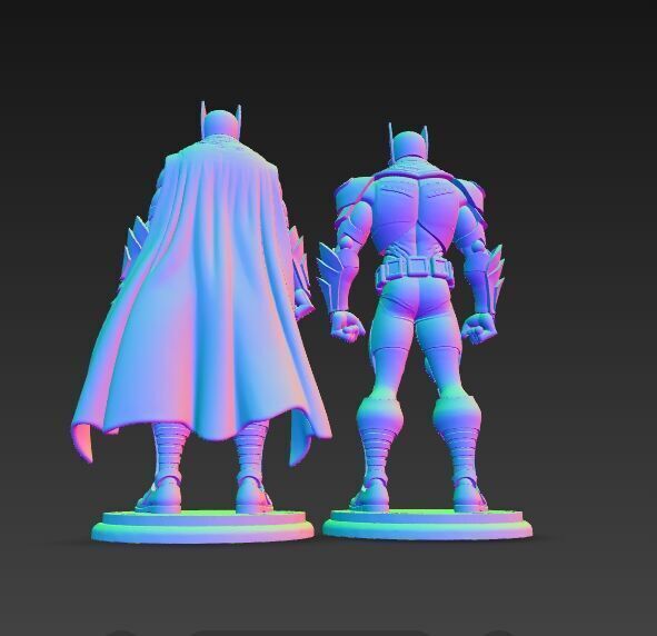 Armored Batman Figures 3D Printable Display Models 3D print model_19