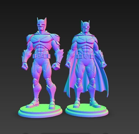 Armored Batman Figures 3D Printable Display Models 3D print model_16