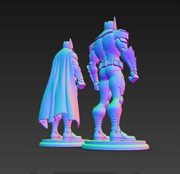Armored Batman Figures 3D Printable Display Models 3D print model_18