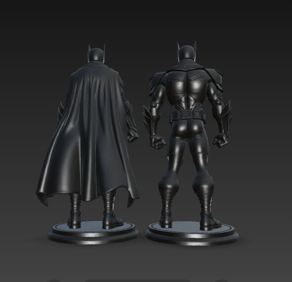 Armored Batman Figures 3D Printable Display Models 3D print model_14