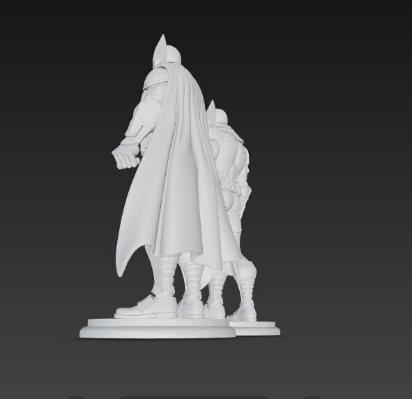Armored Batman Figures 3D Printable Display Models 3D print model_8