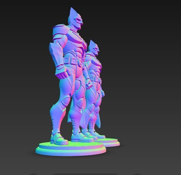 Armored Batman Figures 3D Printable Display Models 3D print model_17