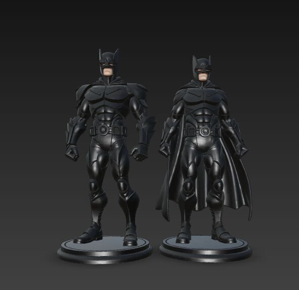 Armored Batman Figures 3D Printable Display Models 3D print model_11