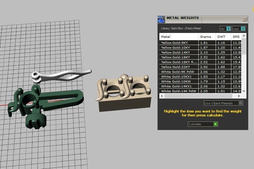 Tennis Bracelet Combo 3 Sizes 3D Model Collection_17